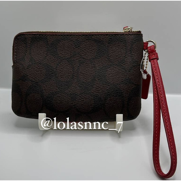 Coach Signature Wristlet - Picture 2 of 7